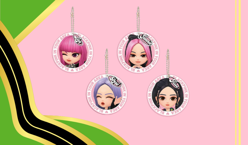 moc-khoa-trang-tri-blackpink-the-game-guong-mini-decor