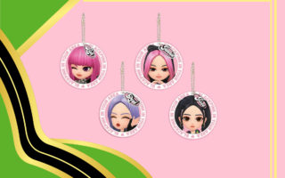 moc-khoa-trang-tri-blackpink-the-game-guong-mini-decor