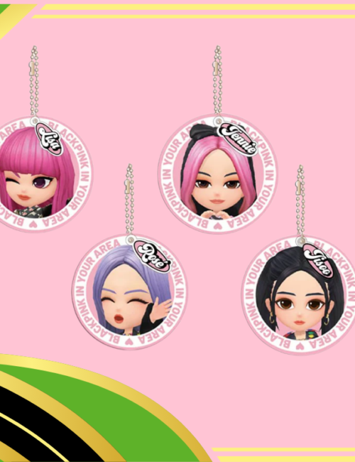 moc-khoa-trang-tri-blackpink-the-game-guong-mini-decor