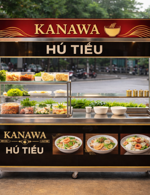 Xe bán hủ tiếu kanawa